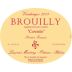Domaine Laurent Martray Brouilly Corentin 2013 Front Label