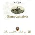Sierra Cantabria Rioja Tinto 2009 Front Label