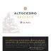 Altocedro Reserva Malbec 2009 Front Label
