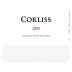 Corliss Red 2005 Front Label