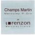 Domaine Bruno Lorenzon Mercurey Champs Martin Premier Cru Blanc 2014 Front Label