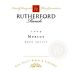 Rutherford Ranch Merlot 2009 Front Label