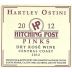 Hitching Post Hartley Ostini Pinks Dry Rose 2012 Front Label