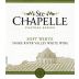 Ste. Chapelle Soft White 2008 Front Label