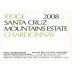 Ridge Santa Cruz Chardonnay 2008 Front Label