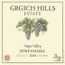 Grgich Hills Estate Zinfandel 2008 Front Label