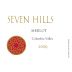Seven Hills Winery Columbia Valley Merlot 2009 Front Label