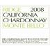 Ridge Monte Bello Chardonnay 2008 Front Label