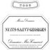 Domaine Meo-Camuzet Nuits-Saint-Georges 2009 Front Label