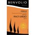 Benvolio Pinot Grigio 2010 Front Label