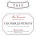 Domaine Meo-Camuzet Chambolle-Musigny 2014 Front Label