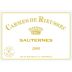 Chateau Rieussec Carmes de Rieussec Sauternes 2009 Front Label