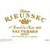 Chateau Rieussec Sauternes 2009 Front Label