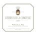 Chateau Pichon Longueville Comtesse de Lalande Reserve de la Comtesse 2009 Front Label