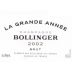 Bollinger La Grande Annee Brut 2002 Front Label