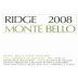 Ridge Monte Bello (1.5 Liter Magnum) 2008 Front Label