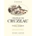Chateau de Cruzeau Pessac-Leognan 2006 Front Label