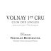 Domaine Nicolas Rossignol Volnay Clos des Angles Premier Cru 2013 Front Label