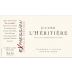 Domaine Nicolas Rossignol Bourgogne Cuvee l'Heritiere 2012 Front Label
