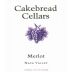 Cakebread Merlot 2008 Front Label