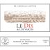 Los Vascos Le Dix 2009 Front Label