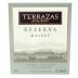 Terrazas de los Andes Reserva Malbec 2009 Front Label
