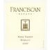 Franciscan Estate Merlot 2007 Front Label