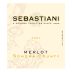 Sebastiani Sonoma County Merlot 2007 Front Label