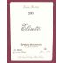 Spring Mountain Vineyard Elivette 2005 Front Label