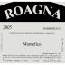 Roagna Barbaresco Montefico 2005 Front Label