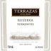 Terrazas de los Andes Reserva Torrontes 2010 Front Label
