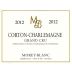 Morey-Blanc Corton-Charlemagne Grand Cru 2012 Front Label