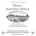 Chateau Rauzan-Segla (scuffed label) 2000 Front Label