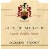 Domaine Ponsot Clos de Vougeot Vieilles Vignes 2010 Front Label