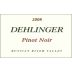 Dehlinger Russian River Valley Pinot Noir 2008 Front Label