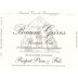 Rapet Pere & Fils Beaune Premier Cru Les Greves 2013 Front Label