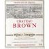 Chateau Brown Blanc 2008 Front Label