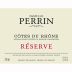 Famille Perrin Reserve Cotes du Rhone Rouge 2010 Front Label