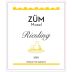 Zum Riesling 2010 Front Label