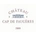 Chateau Cap de Faugeres 2009 Front Label