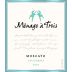 Menage a Trois Moscato 2010 Front Label
