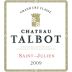 Chateau Talbot 2009 Front Label