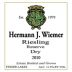 Hermann J. Wiemer Dry Reserve Riesling 2010 Front Label