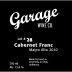 Garage Wine Co. Cabernet Franc 2010 Front Label