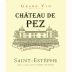 Chateau de Pez 2009 Front Label