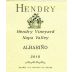 Hendry Albarino 2010 Front Label
