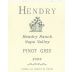 Hendry Pinot Gris 2009 Front Label