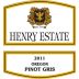 Henry Estate Pinot Gris 2011 Front Label