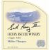 Henry Estate Muller Thurgau 2015 Front Label