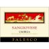 Falesco Sangiovese 2010 Front Label